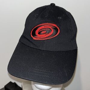 2024 Opening Night Carolina Hurricanes Black Eye Storm Hockey Baseball Cap Hat